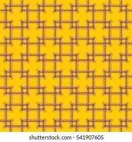 Abstract geometric colorful seamless pattern for background. Decorative backdrop can be used for wallpaper, pattern fills, web page background, surface textures. Old vintage retro energy pattern.