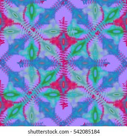 Abstract geometric colorful seamless pattern for background. Decorative backdrop can be used for wallpaper, pattern fills, web page background, surface textures. Old vintage retro energy pattern.