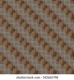 Abstract geometric colorful seamless pattern for background. Decorative backdrop can be used for wallpaper, pattern fills, web page background, surface textures. Old vintage retro energy pattern.