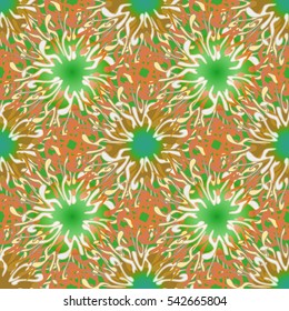 Abstract geometric colorful seamless pattern for background. Decorative backdrop can be used for wallpaper, pattern fills, web page background, surface textures. Old vintage retro energy pattern.