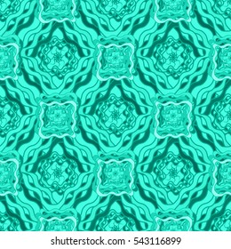 Abstract geometric colorful seamless pattern for background. Decorative backdrop can be used for wallpaper, pattern fills, web page background, surface textures. Old vintage retro energy pattern.