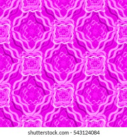 Abstract geometric colorful seamless pattern for background. Decorative backdrop can be used for wallpaper, pattern fills, web page background, surface textures. Old vintage retro energy pattern.