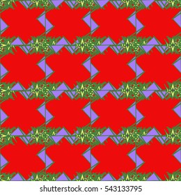Abstract geometric colorful seamless pattern for background. Decorative backdrop can be used for wallpaper, pattern fills, web page background, surface textures. Old vintage retro energy pattern.