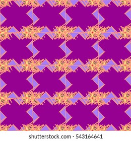 Abstract geometric colorful seamless pattern for background. Decorative backdrop can be used for wallpaper, pattern fills, web page background, surface textures. Old vintage retro energy pattern.