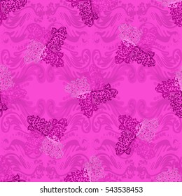 Abstract geometric colorful seamless pattern for background. Decorative backdrop can be used for wallpaper, pattern fills, web page background, surface textures. Old vintage retro energy pattern.