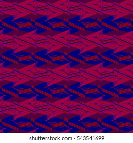 Abstract geometric colorful seamless pattern for background. Decorative backdrop can be used for wallpaper, pattern fills, web page background, surface textures. Old vintage retro energy pattern.