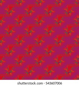 Abstract geometric colorful seamless pattern for background. Decorative backdrop can be used for wallpaper, pattern fills, web page background, surface textures. Old vintage retro energy pattern.
