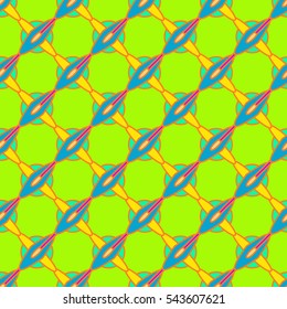 Abstract geometric colorful seamless pattern for background. Decorative backdrop can be used for wallpaper, pattern fills, web page background, surface textures. Old vintage retro energy pattern.