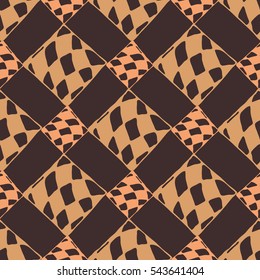 Abstract geometric colorful seamless pattern for background. Decorative backdrop can be used for wallpaper, pattern fills, web page background, surface textures. Old vintage retro energy pattern.
