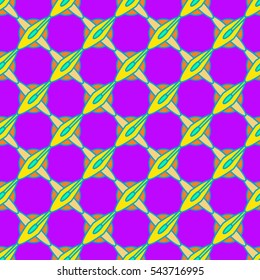 Abstract geometric colorful seamless pattern for background. Decorative backdrop can be used for wallpaper, pattern fills, web page background, surface textures. Old vintage retro energy pattern.