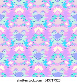 Abstract geometric colorful seamless pattern for background. Decorative backdrop can be used for wallpaper, pattern fills, web page background, surface textures. Old vintage retro energy pattern.