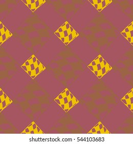 Abstract geometric colorful seamless pattern for background. Decorative backdrop can be used for wallpaper, pattern fills, web page background, surface textures. Old vintage retro energy pattern.
