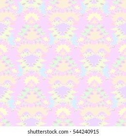Abstract geometric colorful seamless pattern for background. Decorative backdrop can be used for wallpaper, pattern fills, web page background, surface textures. Old vintage retro energy pattern.
