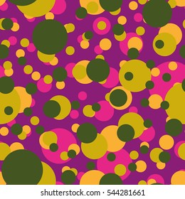 Abstract geometric colorful seamless pattern for background. Decorative backdrop can be used for wallpaper, pattern fills, web page background, surface textures. Old vintage retro energy pattern.