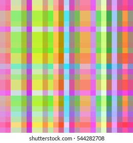 Abstract geometric colorful seamless pattern for background. Decorative backdrop can be used for wallpaper, pattern fills, web page background, surface textures. Old vintage retro energy pattern.