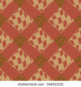 Abstract geometric colorful seamless pattern for background. Decorative backdrop can be used for wallpaper, pattern fills, web page background, surface textures. Old vintage retro energy pattern.
