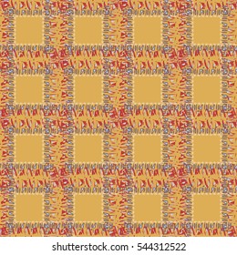 Abstract geometric colorful seamless pattern for background. Decorative backdrop can be used for wallpaper, pattern fills, web page background, surface textures. Old vintage retro energy pattern.