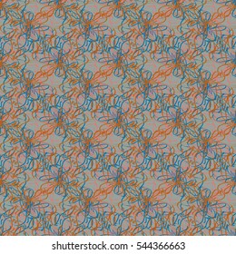 Abstract geometric colorful seamless pattern for background. Decorative backdrop can be used for wallpaper, pattern fills, web page background, surface textures. Old vintage retro energy pattern.