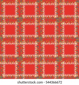 Abstract geometric colorful seamless pattern for background. Decorative backdrop can be used for wallpaper, pattern fills, web page background, surface textures. Old vintage retro energy pattern.