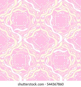 Abstract geometric colorful seamless pattern for background. Decorative backdrop can be used for wallpaper, pattern fills, web page background, surface textures. Old vintage retro energy pattern.