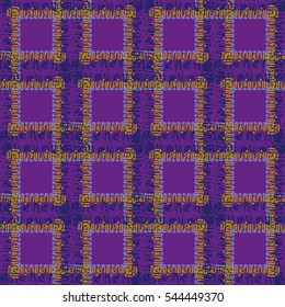 Abstract geometric colorful seamless pattern for background. Decorative backdrop can be used for wallpaper, pattern fills, web page background, surface textures. Old vintage retro energy pattern.