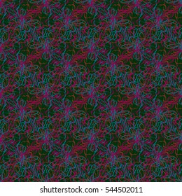 Abstract geometric colorful seamless pattern for background. Decorative backdrop can be used for wallpaper, pattern fills, web page background, surface textures. Old vintage retro energy pattern.