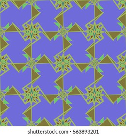 Abstract geometric colorful seamless pattern for background. Decorative backdrop can be used for wallpaper, pattern fills, web page background, surface textures. Old vintage retro energy pattern.