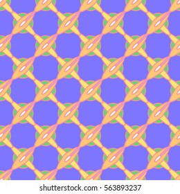 Abstract geometric colorful seamless pattern for background. Decorative backdrop can be used for wallpaper, pattern fills, web page background, surface textures. Old vintage retro energy pattern.