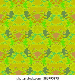 Abstract geometric colorful seamless pattern for background. Decorative backdrop can be used for wallpaper, pattern fills, web page background, surface textures. Old vintage retro energy pattern.