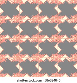 Abstract geometric colorful seamless pattern for background. Decorative backdrop can be used for wallpaper, pattern fills, web page background, surface textures. Old vintage retro energy pattern.