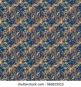 Abstract geometric colorful seamless pattern for background. Decorative backdrop can be used for wallpaper, pattern fills, web page background, surface textures. Old vintage retro energy pattern.