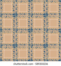 Abstract geometric colorful seamless pattern for background. Decorative backdrop can be used for wallpaper, pattern fills, web page background, surface textures. Old vintage retro energy pattern.