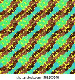 Abstract geometric colorful seamless pattern for background. Decorative backdrop can be used for wallpaper, pattern fills, web page background, surface textures. Old vintage retro energy pattern.