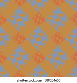 Abstract geometric colorful seamless pattern for background. Decorative backdrop can be used for wallpaper, pattern fills, web page background, surface textures. Old vintage retro energy pattern.