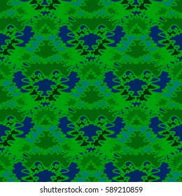 Abstract geometric colorful seamless pattern for background. Decorative backdrop can be used for wallpaper, pattern fills, web page background, surface textures. Old vintage retro energy pattern.