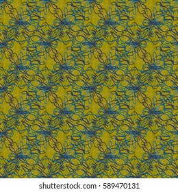Abstract geometric colorful seamless pattern for background. Decorative backdrop can be used for wallpaper, pattern fills, web page background, surface textures. Old vintage retro energy pattern.