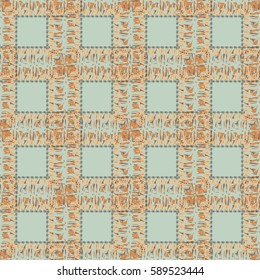 Abstract geometric colorful seamless pattern for background. Decorative backdrop can be used for wallpaper, pattern fills, web page background, surface textures. Old vintage retro energy pattern.