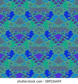 Abstract geometric colorful seamless pattern for background. Decorative backdrop can be used for wallpaper, pattern fills, web page background, surface textures. Old vintage retro energy pattern.