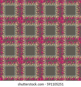Abstract geometric colorful seamless pattern for background. Decorative backdrop can be used for wallpaper, pattern fills, web page background, surface textures. Old vintage retro energy pattern.