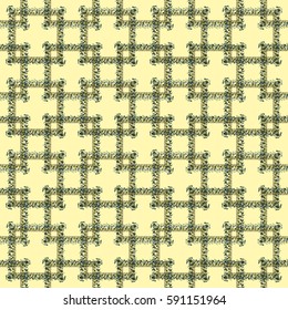Abstract geometric colorful seamless pattern for background. Decorative backdrop can be used for wallpaper, pattern fills, web page background, surface textures. Old vintage retro energy pattern.