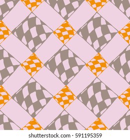 Abstract geometric colorful seamless pattern for background. Decorative backdrop can be used for wallpaper, pattern fills, web page background, surface textures. Old vintage retro energy pattern.