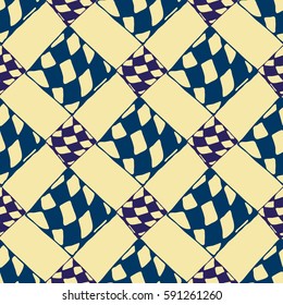 Abstract geometric colorful seamless pattern for background. Decorative backdrop can be used for wallpaper, pattern fills, web page background, surface textures. Old vintage retro energy pattern.