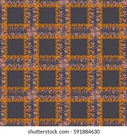 Abstract geometric colorful seamless pattern for background. Decorative backdrop can be used for wallpaper, pattern fills, web page background, surface textures. Old vintage retro energy pattern.