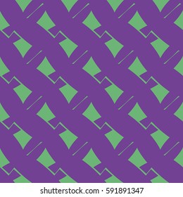 Abstract geometric colorful seamless pattern for background. Decorative backdrop can be used for wallpaper, pattern fills, web page background, surface textures. Old vintage retro energy pattern.