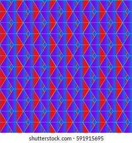Abstract geometric colorful seamless pattern for background. Decorative backdrop can be used for wallpaper, pattern fills, web page background, surface textures. Old vintage retro energy pattern.