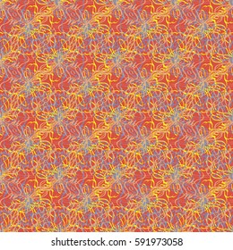 Abstract geometric colorful seamless pattern for background. Decorative backdrop can be used for wallpaper, pattern fills, web page background, surface textures. Old vintage retro energy pattern.