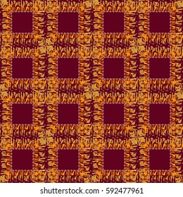 Abstract geometric colorful seamless pattern for background. Decorative backdrop can be used for wallpaper, pattern fills, web page background, surface textures. Old vintage retro energy pattern.