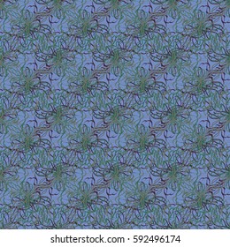 Abstract geometric colorful seamless pattern for background. Decorative backdrop can be used for wallpaper, pattern fills, web page background, surface textures. Old vintage retro energy pattern.
