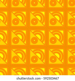 Abstract geometric colorful seamless pattern for background. Decorative backdrop can be used for wallpaper, pattern fills, web page background, surface textures. Old vintage retro energy pattern.
