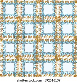 Abstract geometric colorful seamless pattern for background. Decorative backdrop can be used for wallpaper, pattern fills, web page background, surface textures. Old vintage retro energy pattern.